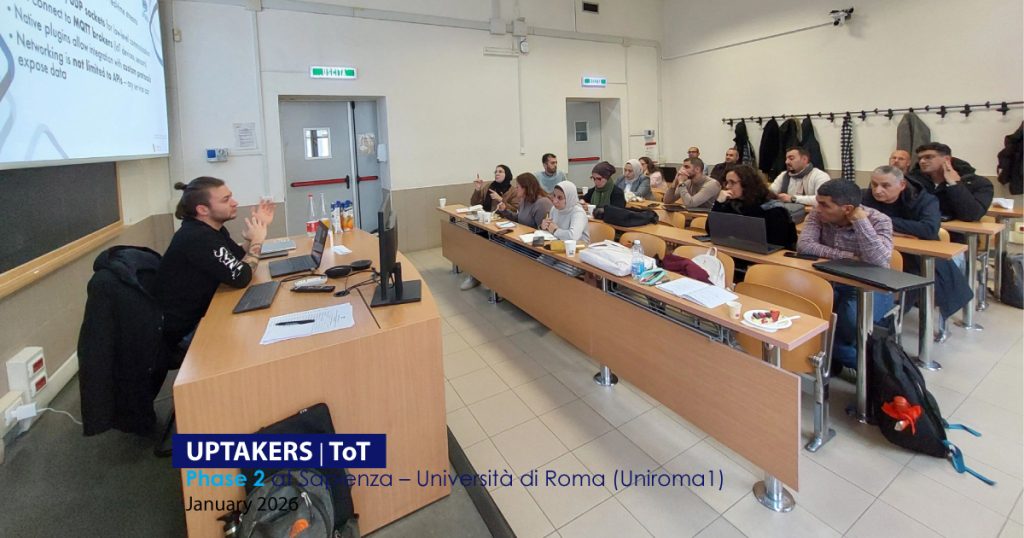 UPTAKERS | ToT – Phase 2 at Sapienza Università di Roma (Uniroma1)