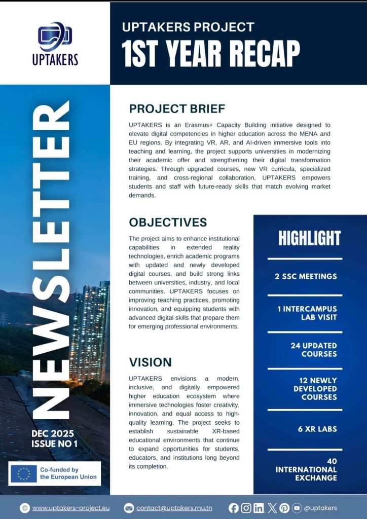 Newsletter n° 1 - First Year Recap