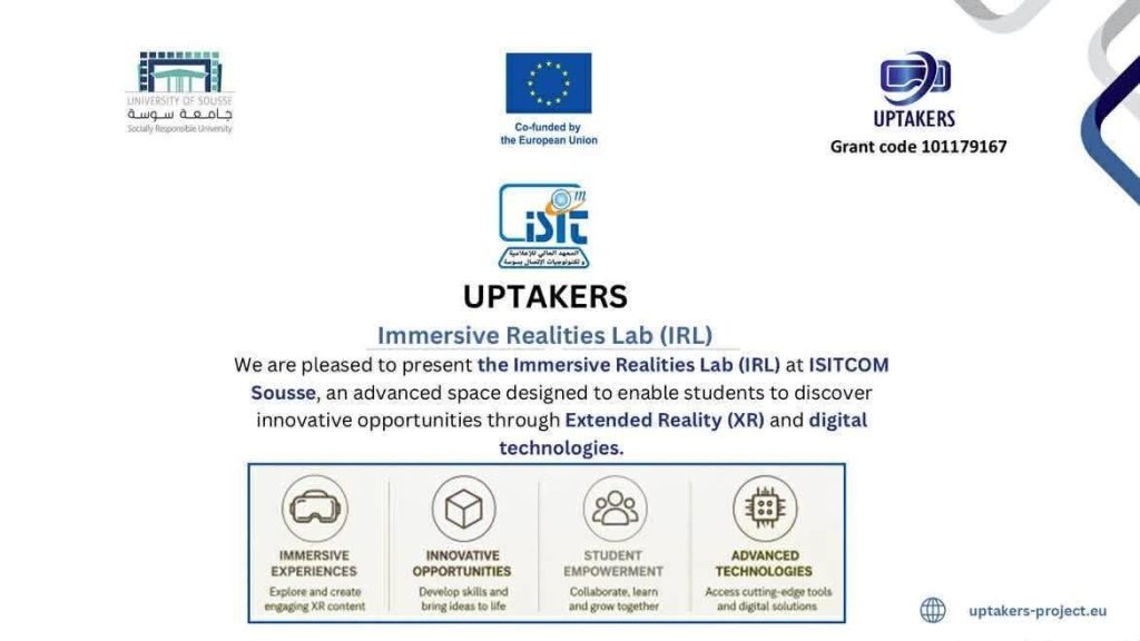 ISITCom | Immersive Technologies Lab (ITL) – University of Sousse, Tunisia